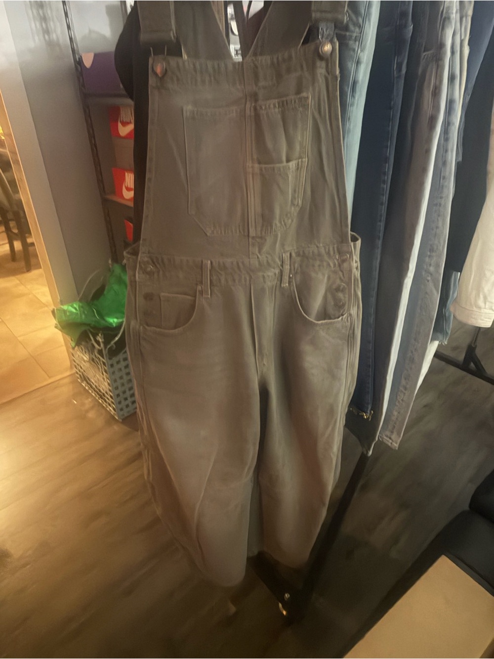 We the free “lucky you” barrel overalls - Picture 3 of 6